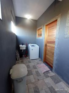 Koupelna v ubytování Lindo Apartamento no interior de Unamar - Cabo Frio