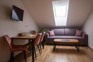 Posezení v ubytování Apartmány Hvezdáreň