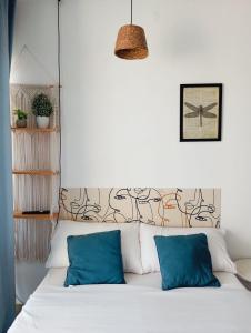 Ένα ή περισσότερα κρεβάτια σε δωμάτιο στο Romántico Loft con vistas impresionantes