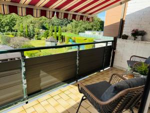 Balkón nebo terasa v ubytování Ruhrpott Residenz - 3 Zimmer Suite - 70qm mit Balkon