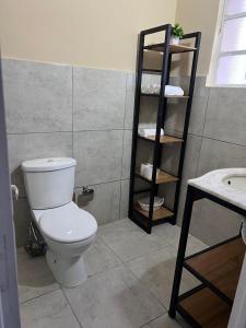 Et badeværelse på Apartamento céntrico, amplio