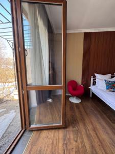 Postel nebo postele na pokoji v ubytování Nomad777