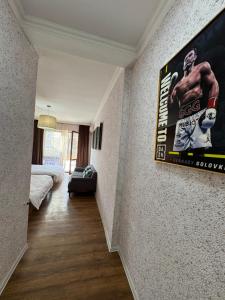 Postel nebo postele na pokoji v ubytování Nomad777