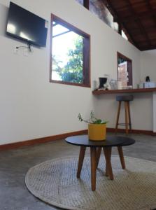 Μια τηλεόραση ή/και κέντρο ψυχαγωγίας στο Casas de temporada