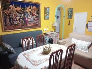 Χώρος καθιστικού στο Alojamiento Rural Villa Rosarito