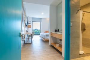 Postel nebo postele na pokoji v ubytování Smart Hotel