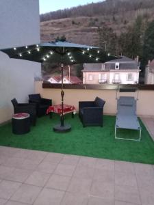 Patio nebo venkovní prostory v ubytování Le Rempart