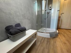 Koupelna v ubytování APARTMENTS TRENČÍN
