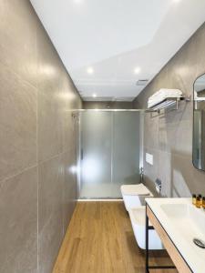 Koupelna v ubytování Bianca Guesthouse