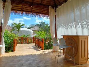 Rõdu või terrass majutusasutuses Hotel Mundo Maya Chichén Itzá