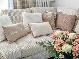 Et opholdsområde på Maison Cosy Jardin & Terrasse