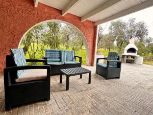 Χώρος καθιστικού στο Villa Alghero mare 5 min