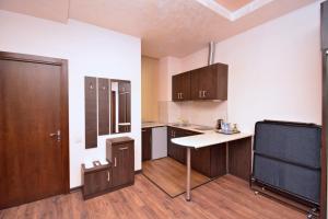 Kuchyň nebo kuchyňský kout v ubytování Partez Boutique Hotel