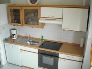 Kuchyň nebo kuchyňský kout v ubytování Ferienwohnung Erhol Dich Gut