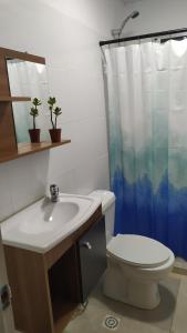 Koupelna v ubytování Apartamento El Arrayán