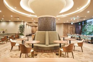 Hotel Global View Premium Koriyama的休息区