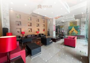 Posezení v ubytování Hock Lee Hotel & Residences
