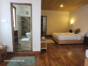 Postel nebo postele na pokoji v ubytování Miknaon Farmstay