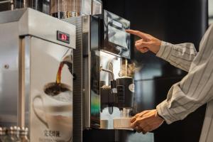 Kaffi- og teaðstaða á Kindness Hotel-Jue Ming