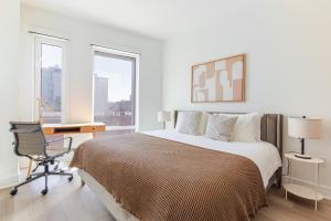 Ένα ή περισσότερα κρεβάτια σε δωμάτιο στο Blueground Gowanus gym wd nr park NYC-1731 +16 φωτογραφίες