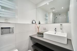 Koupelna v ubytování F33 by Freiburg Appartements