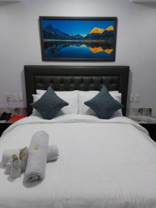 Voodi või voodid majutusasutuse Fields Hotel Carousel toas