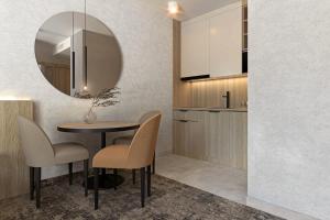 Kuchyňa alebo kuchynka v ubytovaní ZatorHome apartamenty - blisko Energylandii i Zatorlandu