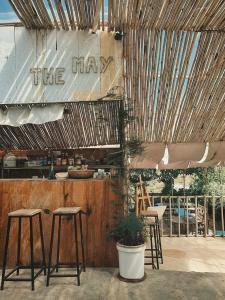 Restaurace v ubytování Quán Nhỏ Trên Đồi Homestay