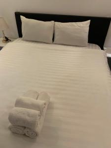 Postel nebo postele na pokoji v ubytování TwoLand Hotels & Spa
