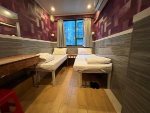USA Hostel HONG KONG客房内的一张或多张床位