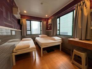 USA Hostel HONG KONG客房内的一张或多张床位