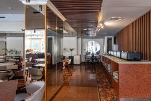 Uma área de estar em Best Western Vilnius