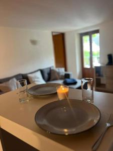 Posezení v ubytování Appartement centrale