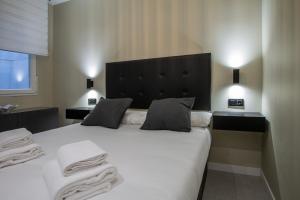 En eller flere senge i et værelse på Apartamento Silvela