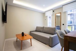 Et opholdsområde på Apartamento Silvela