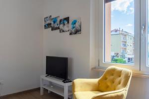 Μια τηλεόραση ή/και κέντρο ψυχαγωγίας στο Casa Del Sole a 50 mt dal mare - Aria condizionata