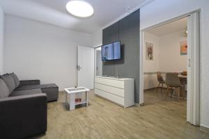 TV a/nebo společenská místnost v ubytování Apartment Dragomir 1052