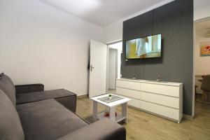 TV a/nebo společenská místnost v ubytování Apartment Dragomir 1052