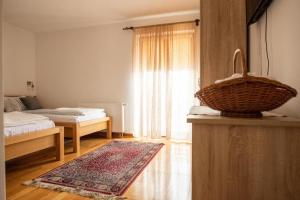 Postel nebo postele na pokoji v ubytování Kuća za odmor Vallirea