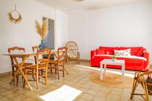 Χώρος καθιστικού στο Maison de vacances 7 personnes avec jardin tres agreable +16 φωτογραφίες