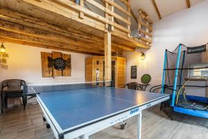 Πινγκ πονγκ στο Ferienhaus Fichtelberg ή εκεί κοντά