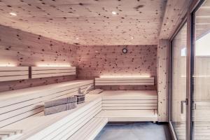 Koupelna v ubytování Boutique Hotel LechZeit