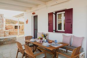 Posezení v ubytování Onar Sifnos Traditional Villa
