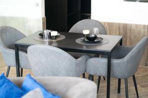 Posezení v ubytování Modernes Apartment in Neuwied