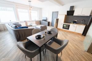 Kuchyň nebo kuchyňský kout v ubytování Modernes Apartment in Neuwied