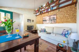 Et opholdsområde på Guest House La Bohème