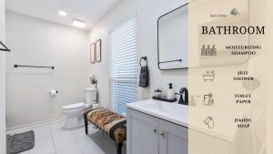 Phòng tắm tại Villa for 50 ppl-Heated Pool & Private Cinema