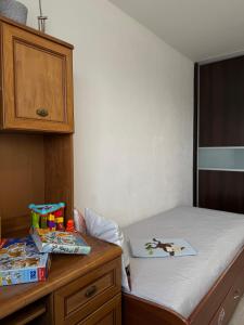 Posteľ alebo postele v izbe v ubytovaní Apartament -Jak w domu- Czeladź 60m2 Centrum Katowic 10km