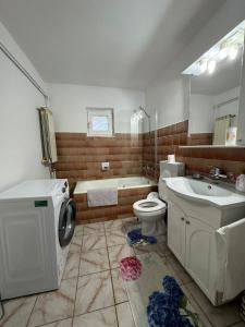 Et badeværelse på Casa Santa Maria Bran