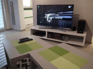 TV/trung tâm giải trí tại Kazimir Apartament Lodz